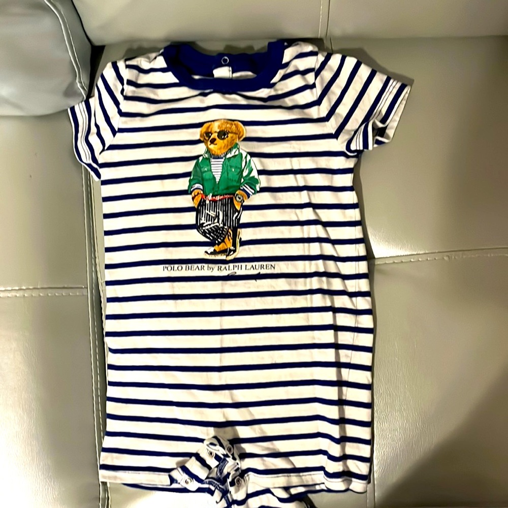 Adorable polo infants onesie
